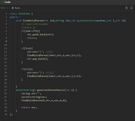 Image result for Generate Parentheses Dynamic Programming