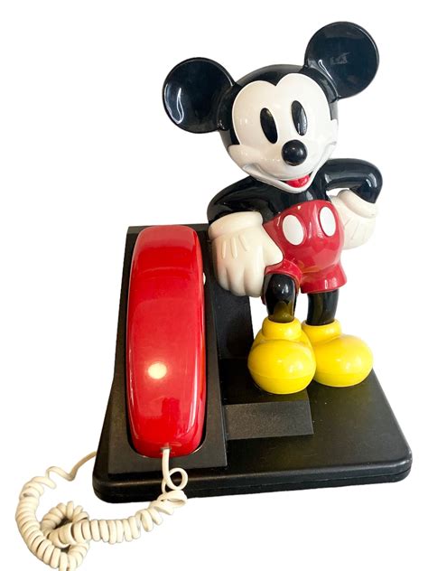 Vintage Mickey Mouse Telephone - Etsy