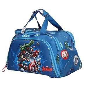 Buy NOVEX Duffle Travel Bag for Kids | Blue 18 Inch Luggage | Marvel ...