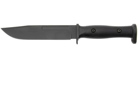 KA-BAR Slabby 1310, Black 1095 Cro-Van Clip Point, Black GFN fixed ...
