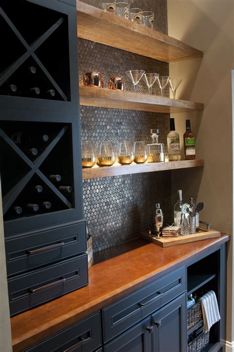 Butler Pantry and Bar Design by Dalton Carpet One Wellborn Cabinets ...