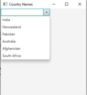 Image result for ComboBox JavaFX