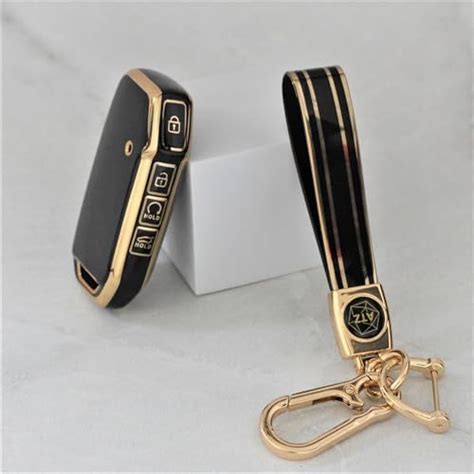 Carloginn TPU Key Cover Compatible with Kia Seltos 2023 Facelift ( 4 ...