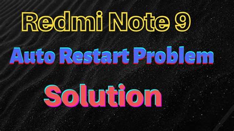 Image result for Redmi Note 8 Pro Auto Restart Problem