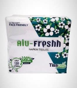 Alu - Freshh Alu-Freshh One Ply Napkin White Paper Napkins - Buy Alu ...