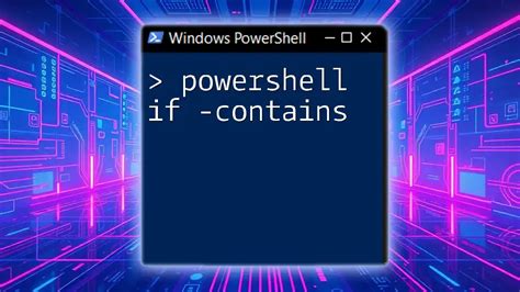 PowerShell Contains Example 的图像结果