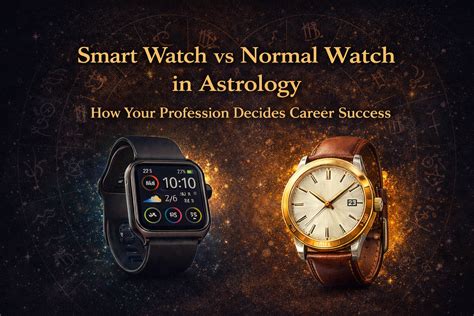 Smart Watch Vs Normal Watch In Astrology – How Your Profession Decides ...