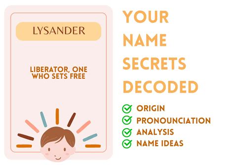 Lysander - Boy Name Meaning and Pronunciation