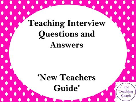 Rezultat imagine pentru Teaching Interview Questions