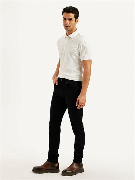 Men's Redloop 512 Black Slim Tapered Fit Mid Rise Jeans – Levis India Store