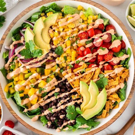 Southwest Salad with Chipotle Ranch Dressing - Build Your Bite | Bbq ...