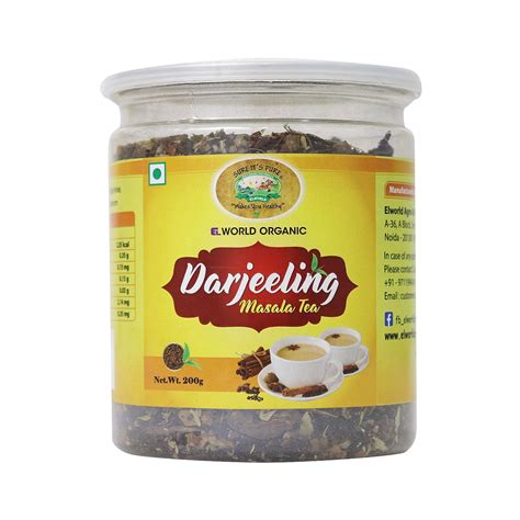 ELWORLD AGRO & ORGANIC FOOD PRODUCTS Darjeeling Masala Tea (Rainforest ...