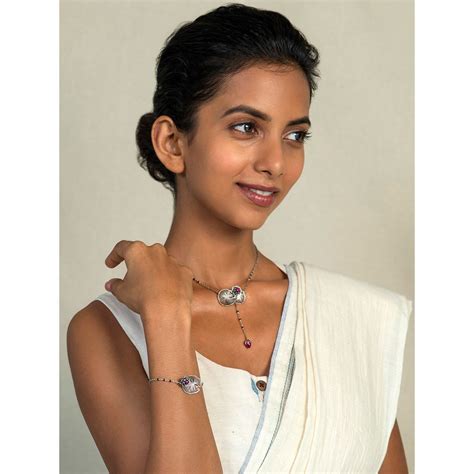 Buy Shaya by CaratLane Rise Above Fear Black Bead Bracelet In 925 ...