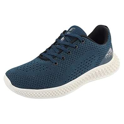 TRV Men Mesh Fabric Firozi Shoes 9 : Amazon.in: Shoes & Handbags