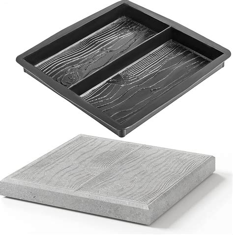 Buy Lot 2 Betonex Wooden Precast DIY Concrete Molds 3mm - Paver Molds ...