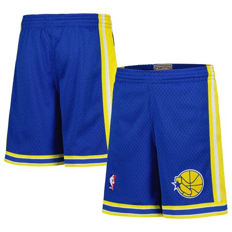 Youth Golden State Warriors Mitchell & Ness Royal Hardwood Classics ...