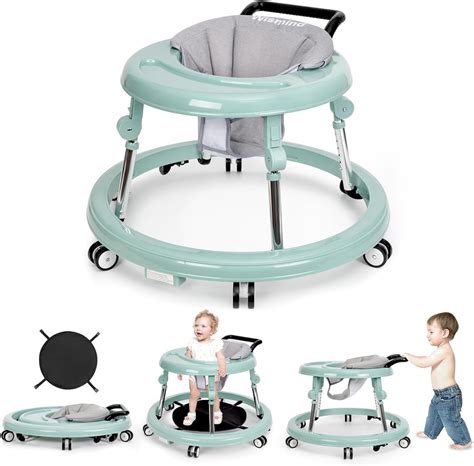 Amazon.com : Baby Walker, Foldable Baby Walker with Wheels, Infant ...