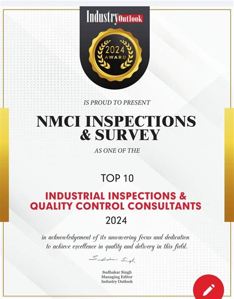 NMCI Inspections & Survey Pvt.Ltd. ( NMCI -Group, USA ) New Development / Initiatives - 2025 ...