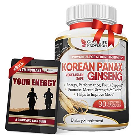 GoodlifeProvision Pure Korean Panax Ginseng Extract - Extra Strength ...