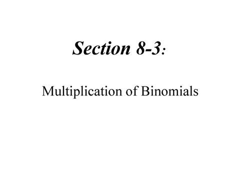 Image result for Binomial Multiplication
