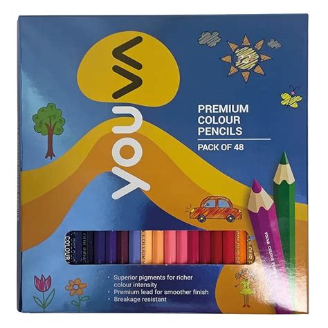 Navneet Youva Premium Multicolor Colour Pencils for Students ...