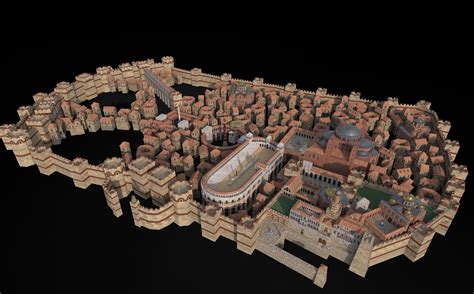 The Queen of Cities: A Unique 3D model for the City of Constantinople ...