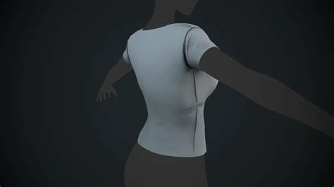 Female White T-Shirt Style 1 - FlippedNormals