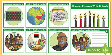 Colorful Kwanzaa Task Cards for 3rd Grade | Twinkl USA