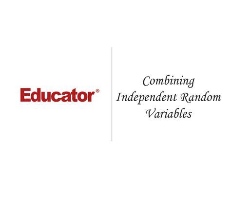 Image result for Shift in and Combining Random Variables