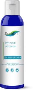 DermDoc Salicylic Acid for Acne (120 ml) Face Wash - Price in India ...