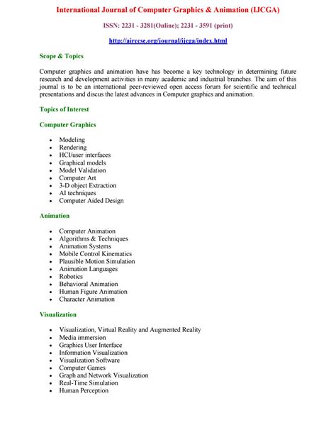 Image result for Computer Graphics Journal