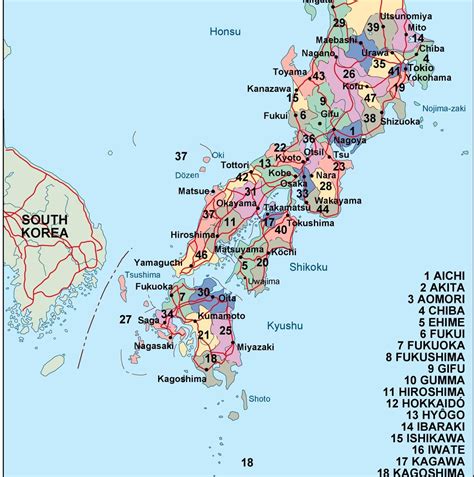 Maps Of Japan Printable