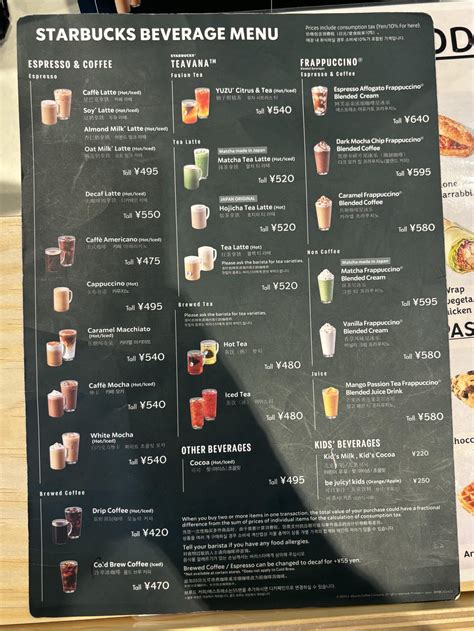 Starbucks Coffee Philippines Menu With Prices: 2025 Guide - hotel ...