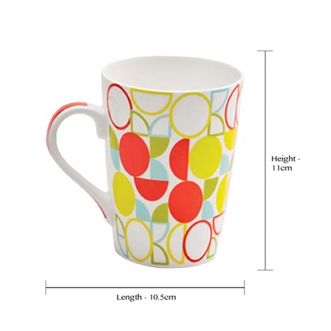 Buy UNITED COLORS OF BENETTON Rainbow Set of 2 Bone China Printed Mugs ...