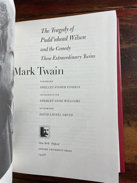 The Tragedy of Pudd'nhead Wilson, and the Comedy, Those Extraordinary ...