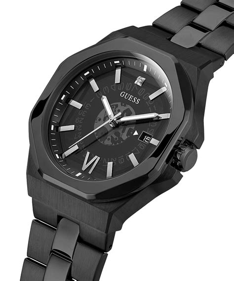 Black Case Black Stainless Steel Watch