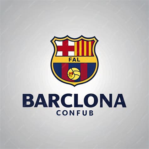 Premium Photo | FC Barcelona Vector logo of Barcelona football club Spanish team Football team ...