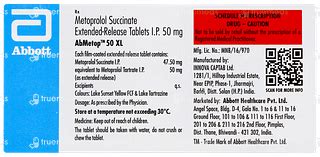 Abmetop 50 Xl Tablet 10: Uses, Side Effects, Price & Substitutes