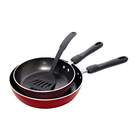 Buy Meyer 3-Piece Aluminum Cookware Set, 2 Frypans with Accessory (Not ...