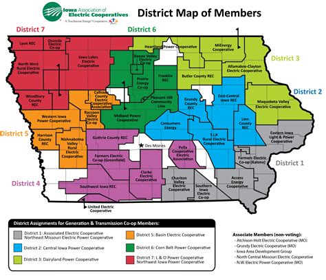 DISTRICTS & BOARD | Iowa Association of Electric Cooperatives