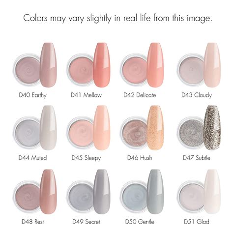 Neutrals Dipping Powder Kit - 12 colors | Dip powder nails, Dip nail ...