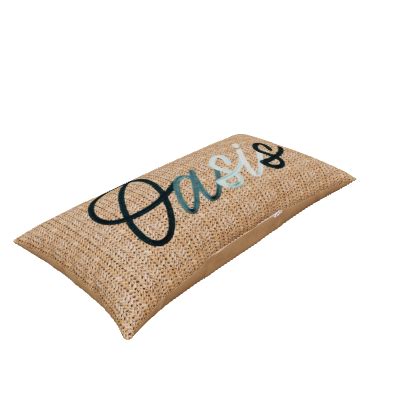 allen + roth Geometric Oasis Rectangular Lumbar Pillow in the Outdoor ...