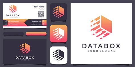 package box vector logo design 21581390 Vector Art at Vecteezy