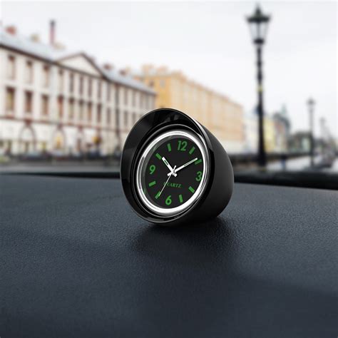 Car SUV Interior Dashboard Retro Quartz Clock: Automobile Interior Sti ...