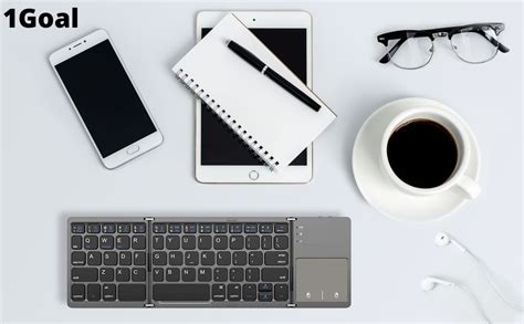 Amazon.in: Buy 1Goal Foldable Bluetooth Keyboard, Pocket Size Portable ...