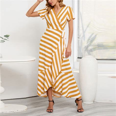 Striped Maxi Dresses On Sale