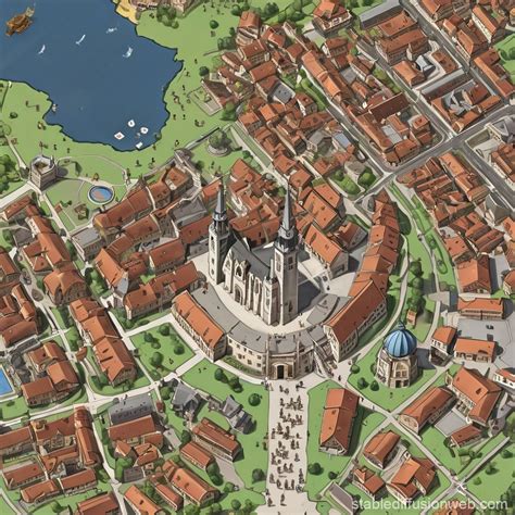 DND City Map | Stable Diffusion Online