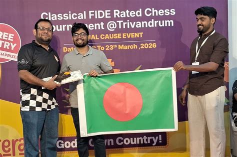 IM Rahul Sangma wins Chess for Everyone Classical Fide Rating 2026 ...