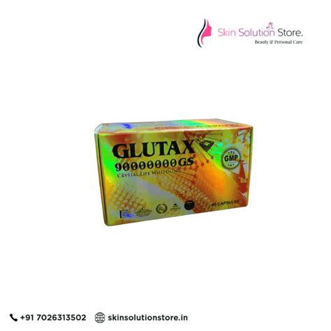 Glutax 90000000GS Crystal Life Whitening Capsules | Skin Brightening F ...
