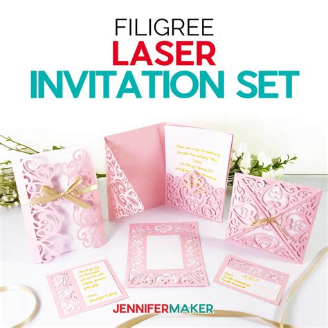 Image result for Jennifer Maker Wedding Invitation Tutorial